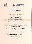 menus du restaurant : LA MULETTE page 13