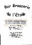 menus du restaurant : BRASSERIE DE L'ETOILE