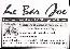 menus du restaurant : LE BAR JOE page 05