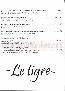 menus du restaurant : LE TIGRE page 08