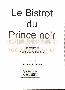 menus du restaurant : Le Bistrot Du Prince Noir Mac Naught page 01