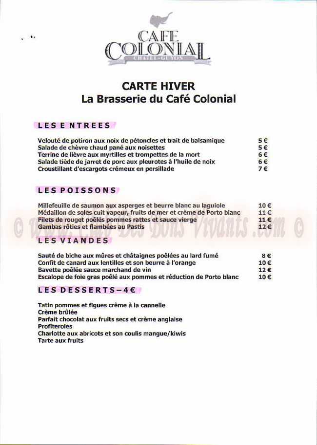 Restaurant Casino De Chatel Guyon Carte Et Menus Restaurant Casino De Chatel Guyon Carte Et Menus