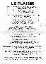 menus du restaurant : Barju page 03