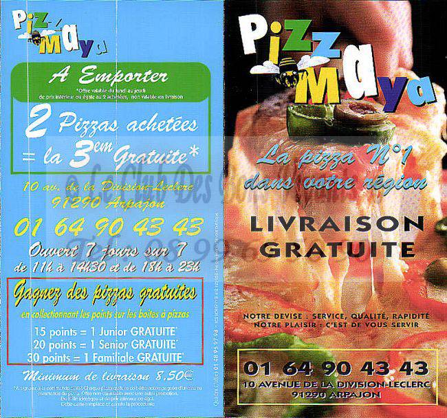 Restaurant Pizza Maya Carte Et Menus Restaurant Pizza Maya Carte Et Menus