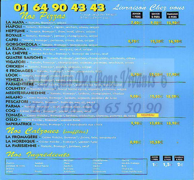 Restaurant Pizza Maya Carte Et Menus Restaurant Pizza Maya Carte Et Menus