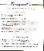 menus du restaurant : FOUQUET'S page 01