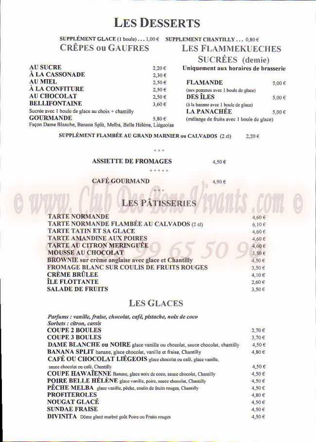 Restaurant Au Bureau Carte Et Menus