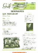 menus du restaurant : Le Restaurant Du Golf page 02