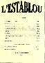 menus du restaurant : L'ESTABLOU page 08