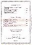 menus du restaurant : Chez Anais Restaurant page 07